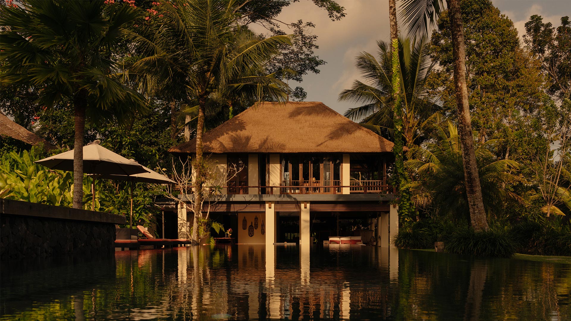 exterior of amala villas ubud