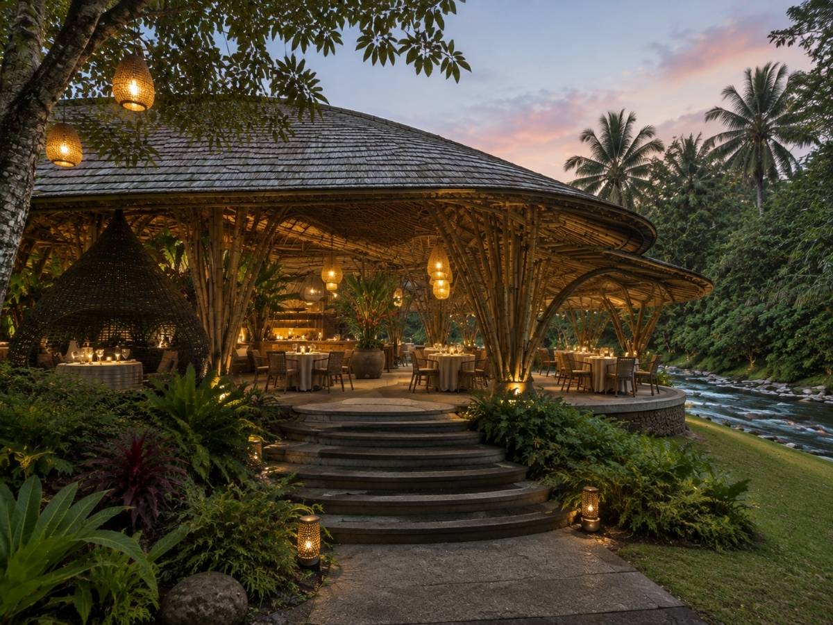 private dining in Kubu at Mandapa